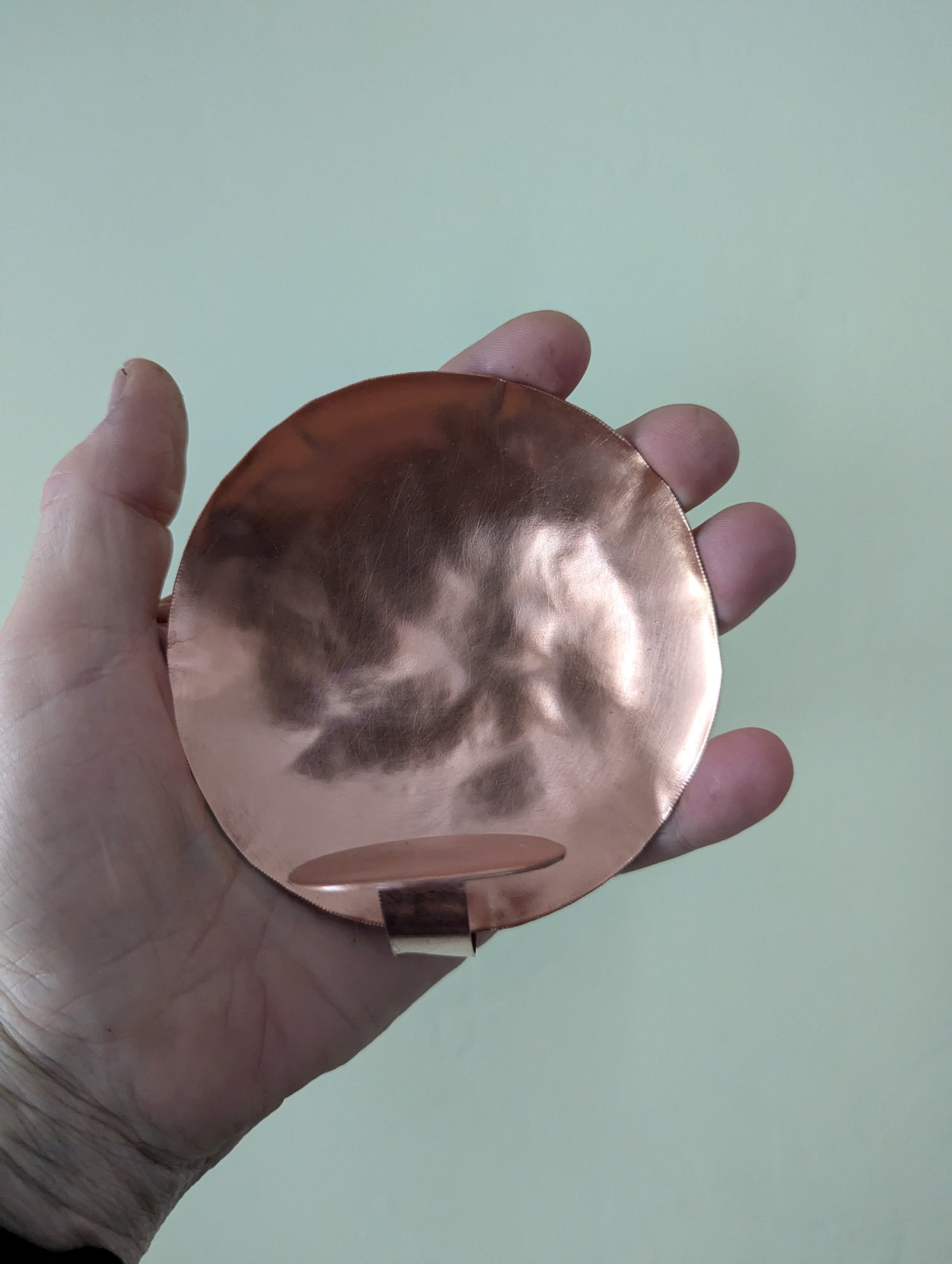 Copper wall sconce, ambient lighting - Deshca Designs