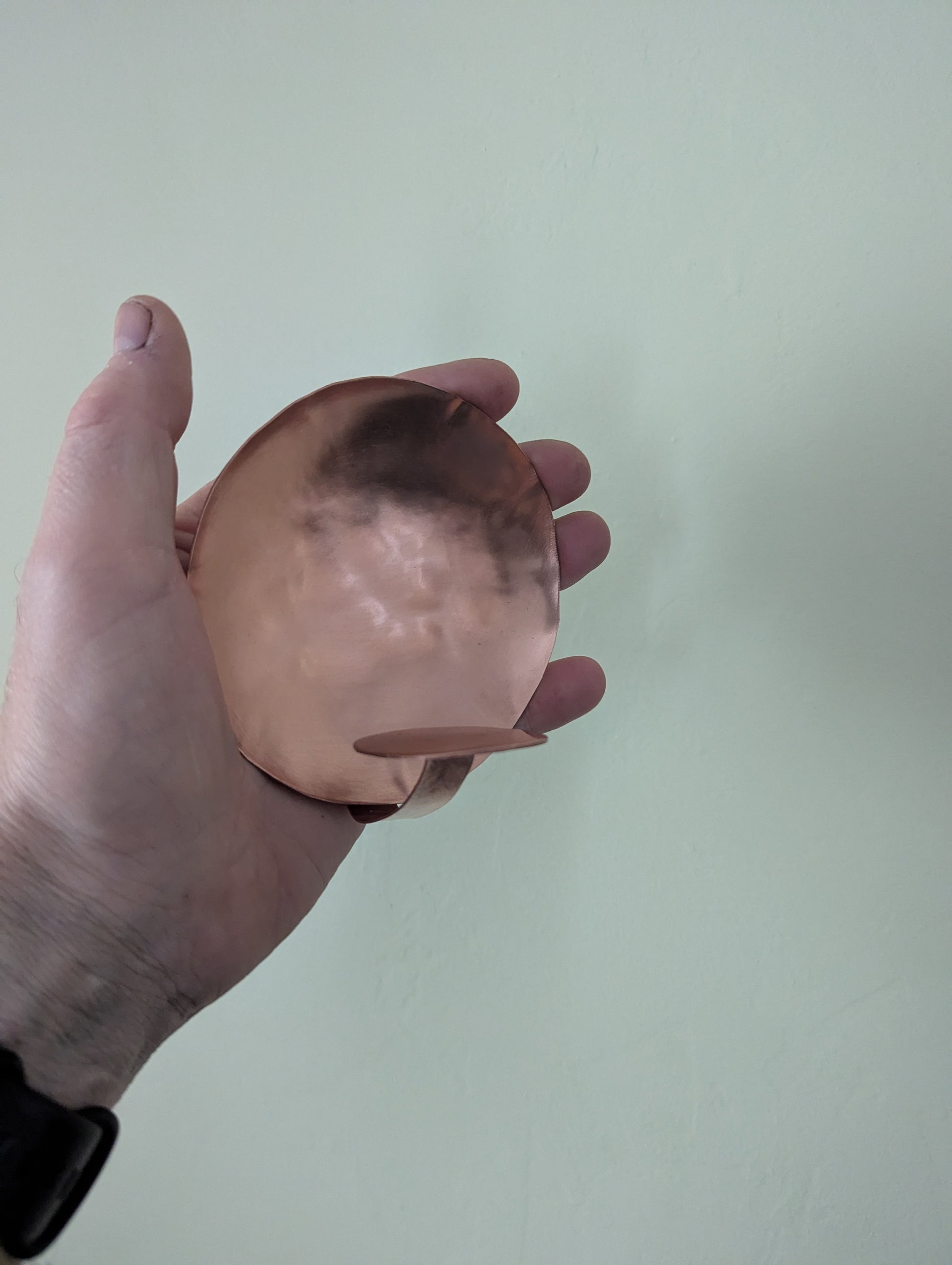 Copper wall sconce, ambient lighting - Deshca Designs