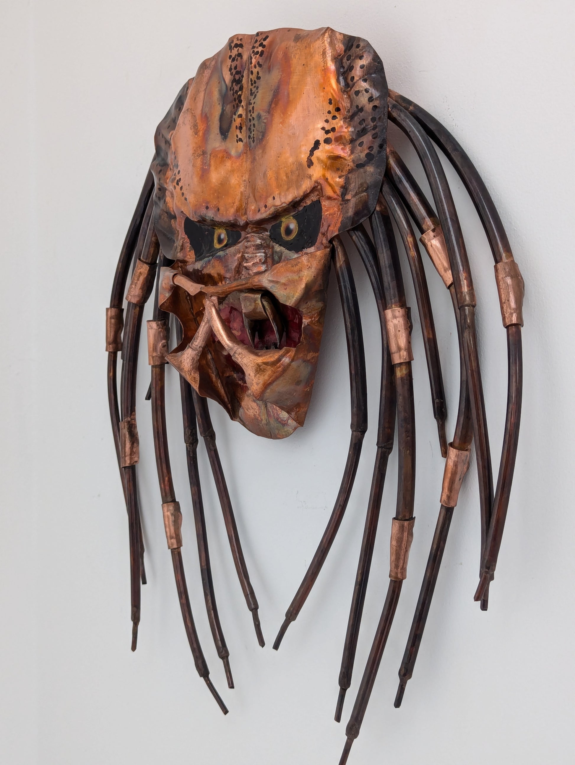 Predator head wall hanging sculpture - Deshca Designs