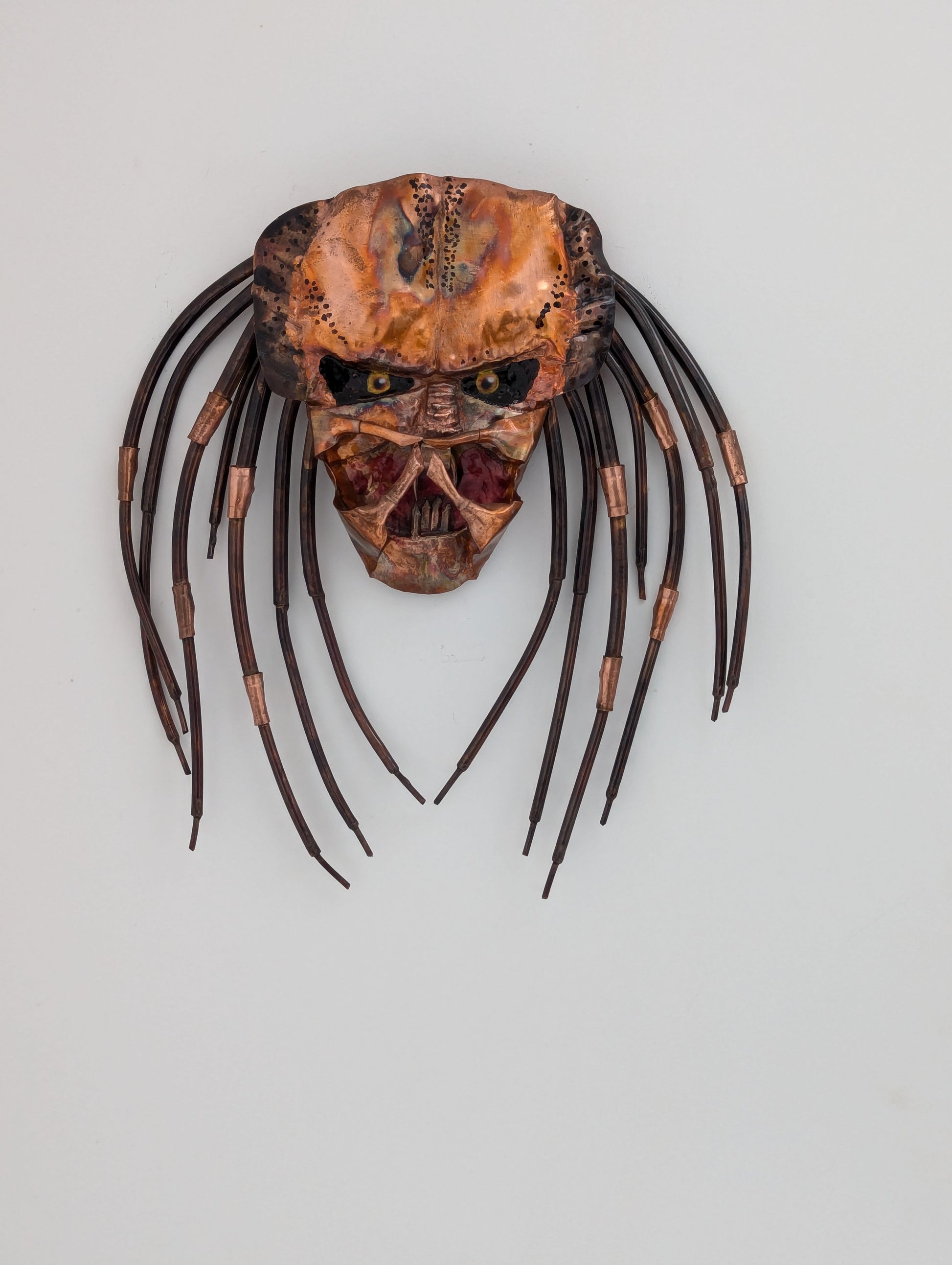 Predator head wall hanging sculpture - Deshca Designs