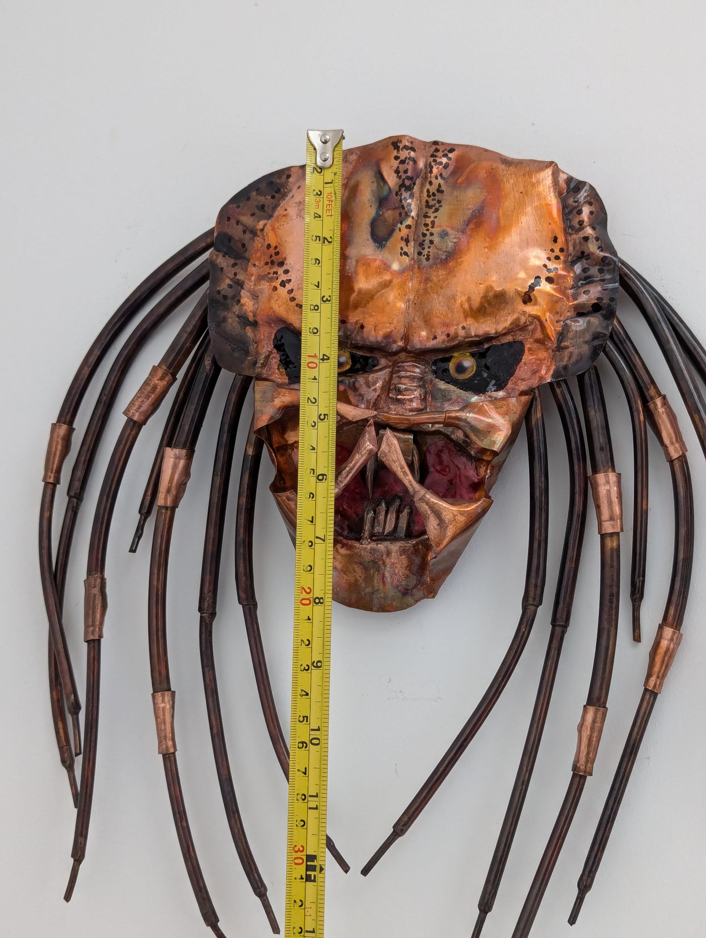 Predator head wall hanging sculpture - Deshca Designs