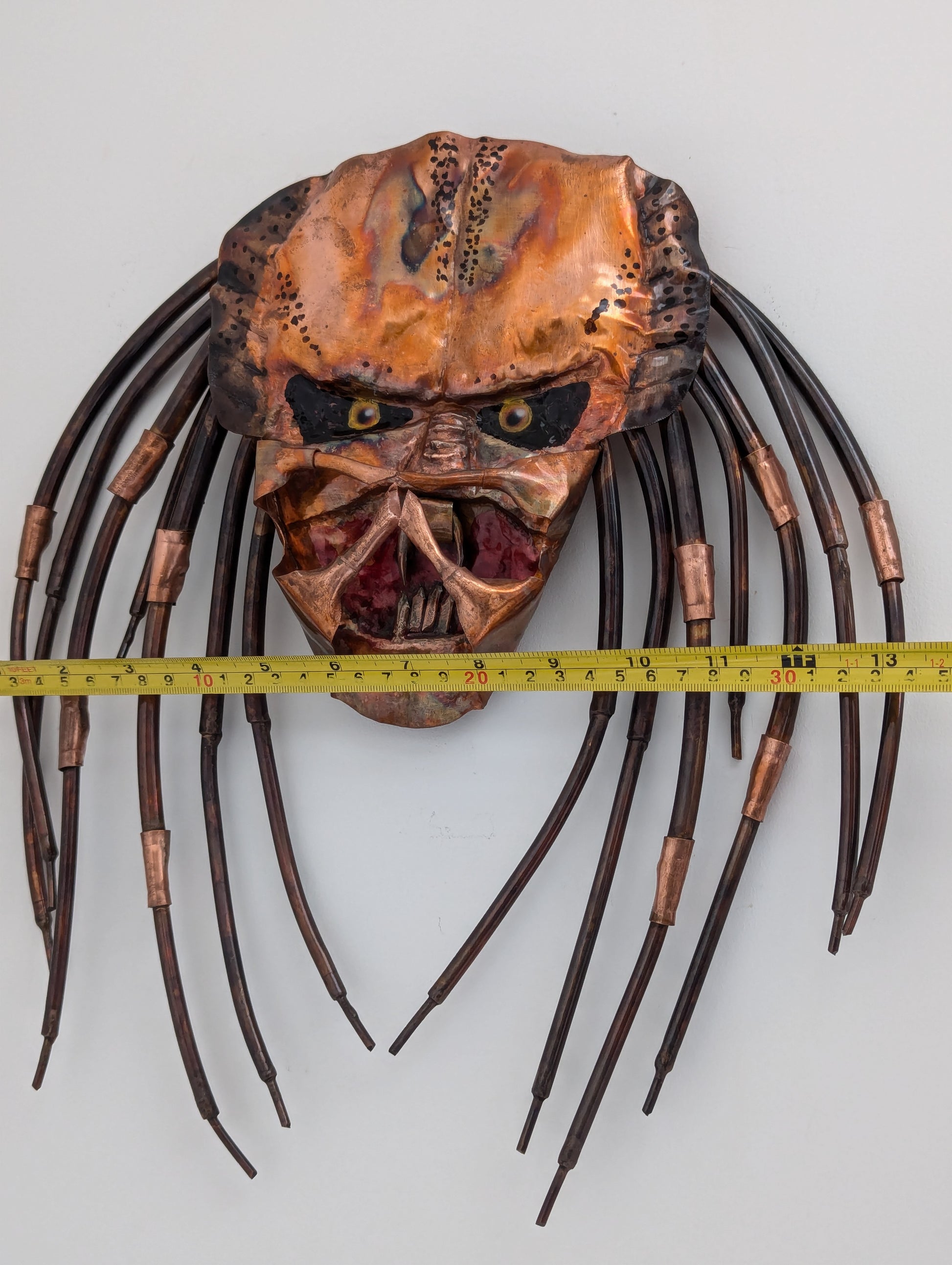 Predator head wall hanging sculpture - Deshca Designs