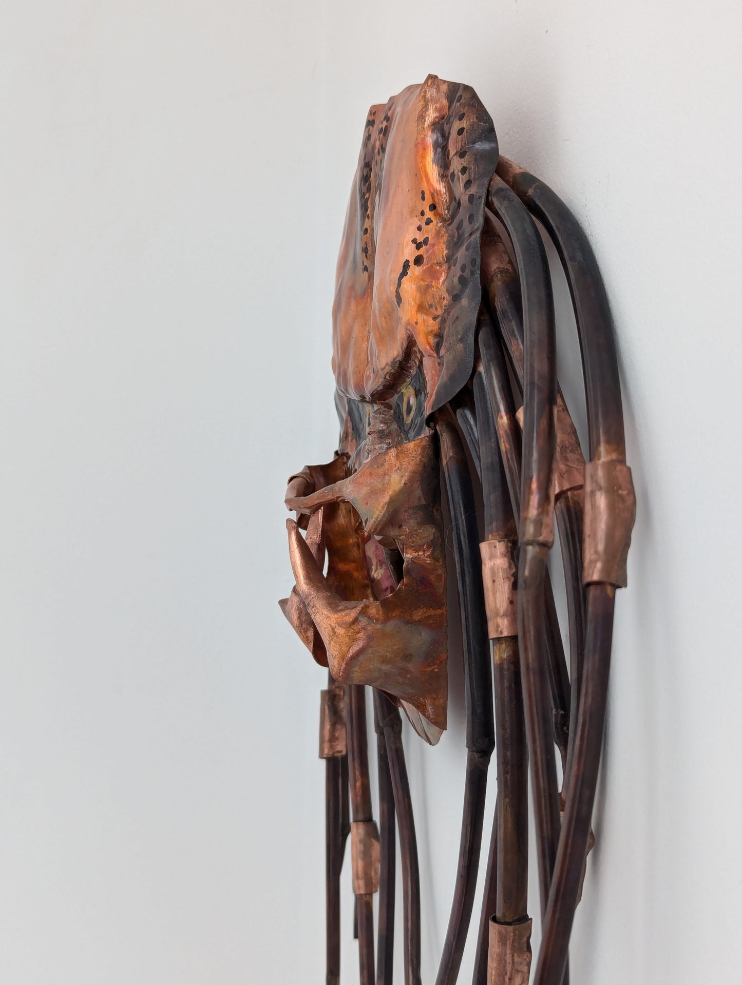 Predator head wall hanging sculpture - Deshca Designs