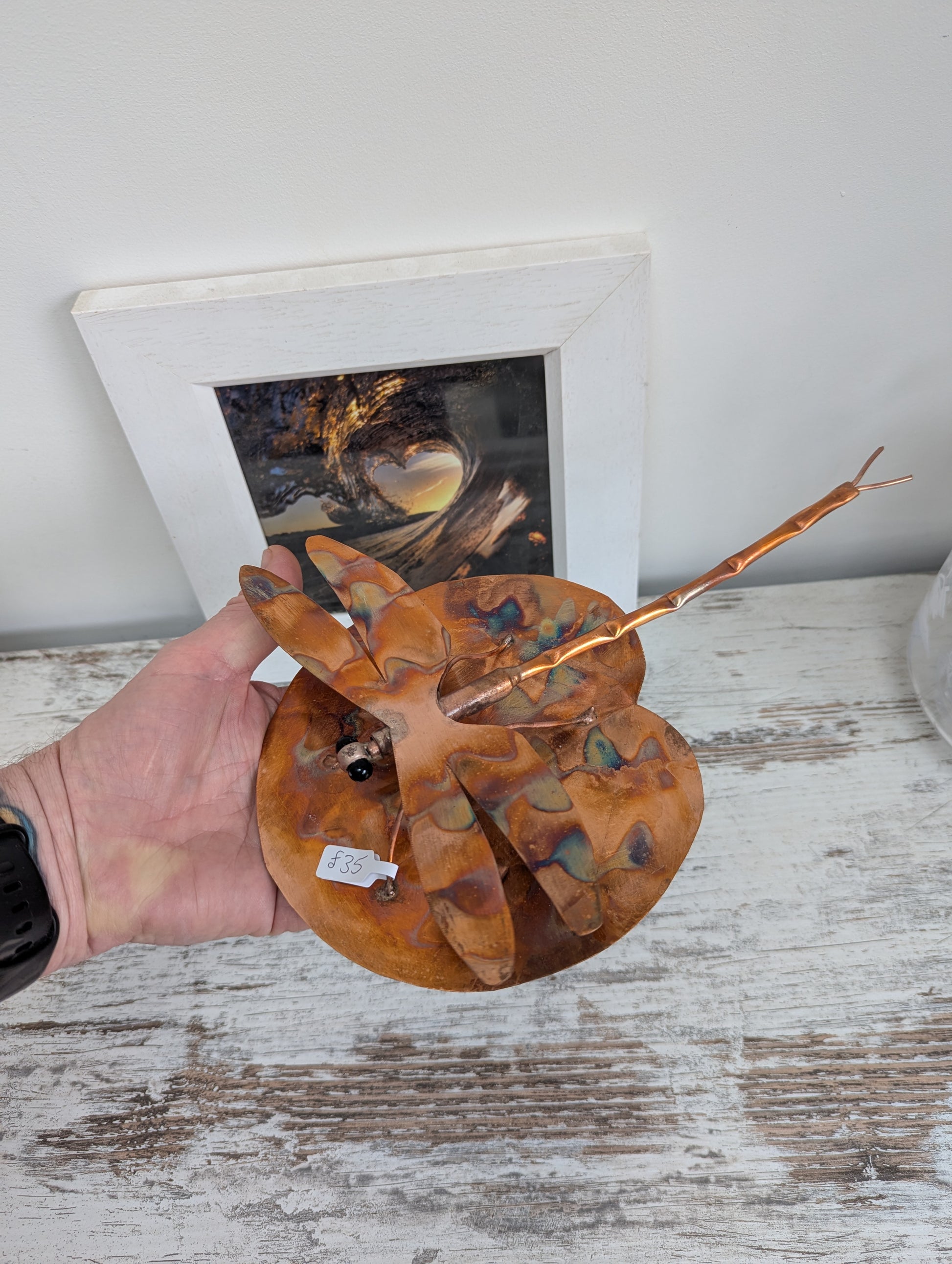 Dragonfly on lily pad - Deshca Designs