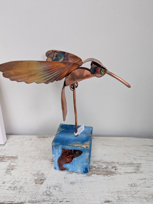 Copper kingfisher - Deshca Designs