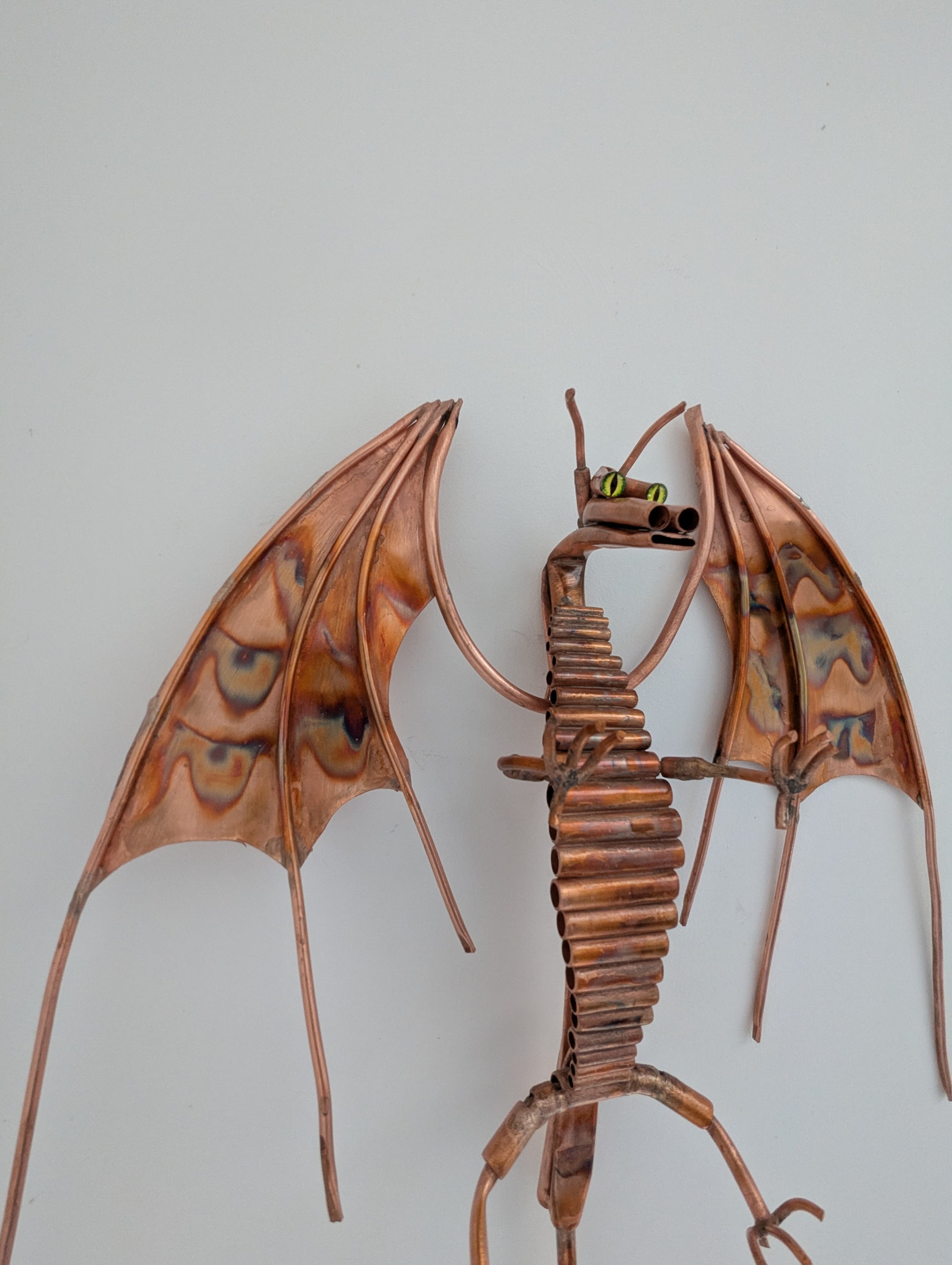 Copper dragon wall hanging - Deshca Designs