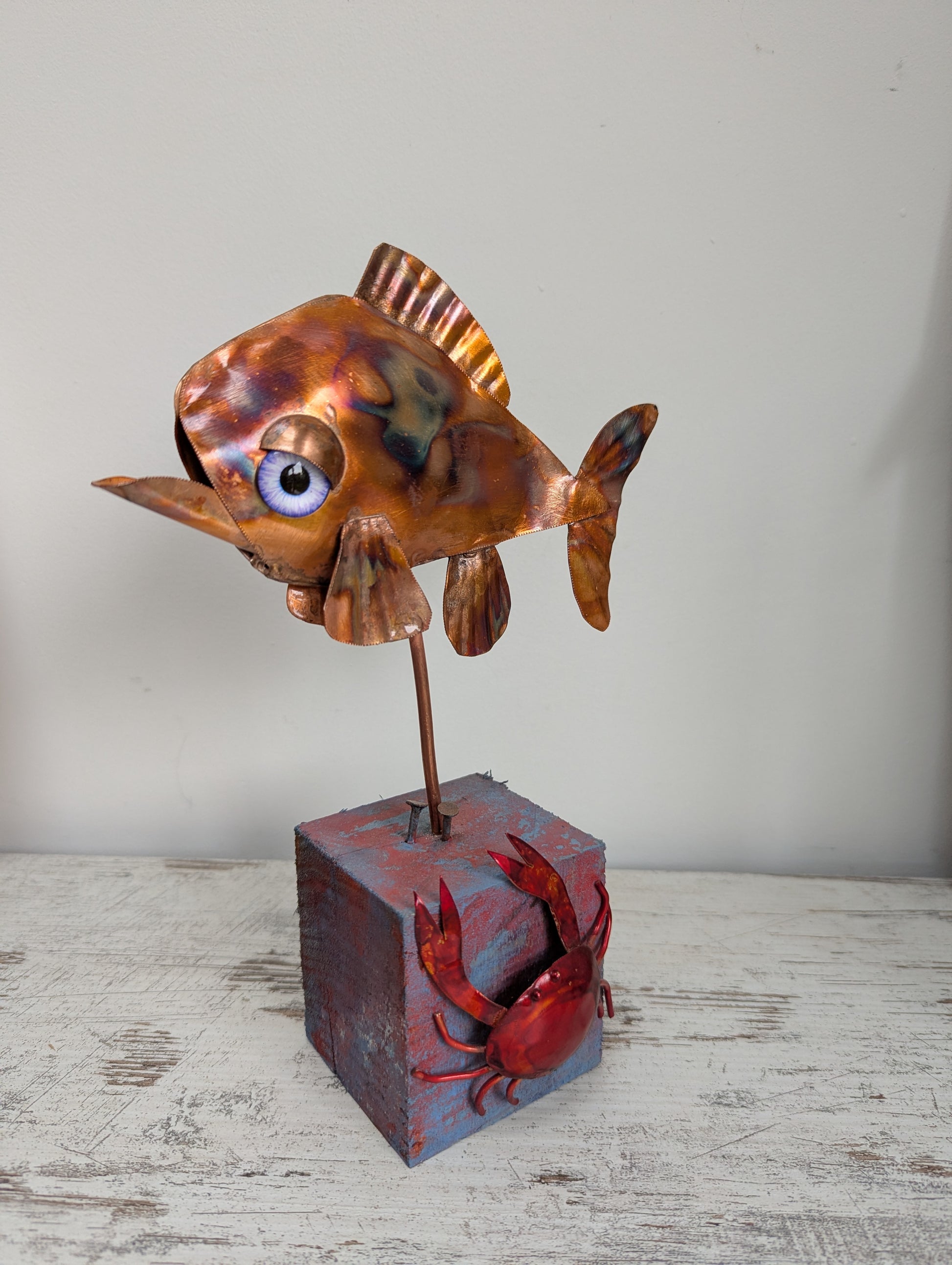 Funky copper fish - Deshca Designs