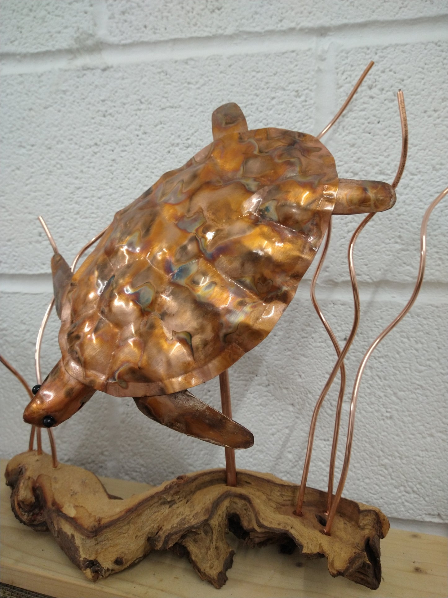 Sea turtle sculpture - Deshca Designs