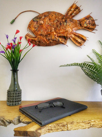 Copper anglerfish - Deshca Designs