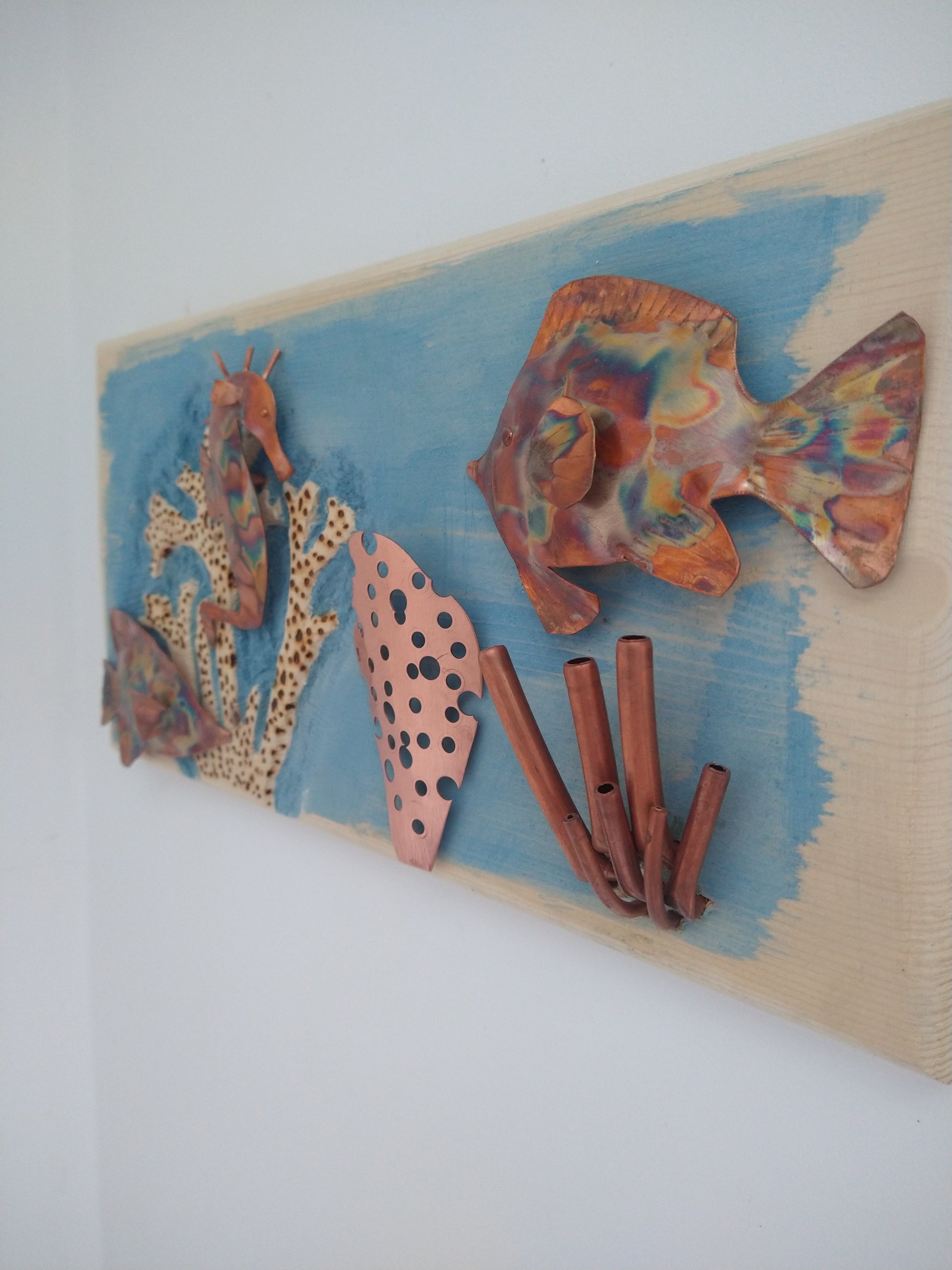 Tropical fish wall art - Deshca Designs