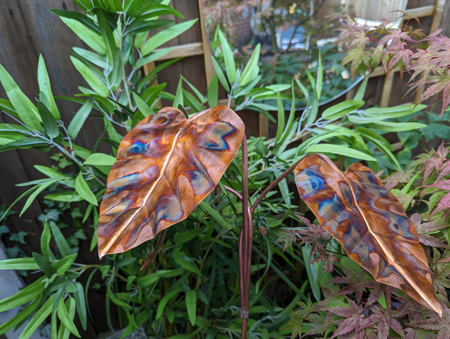 Handmade Copper Hosta Garden Decoration | Made in the UK - Deshca Designs