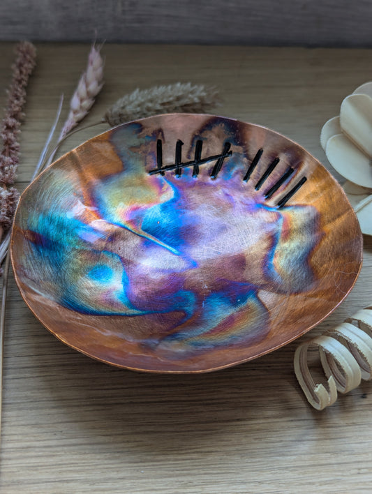 Copper dish, 9th anniversary gift