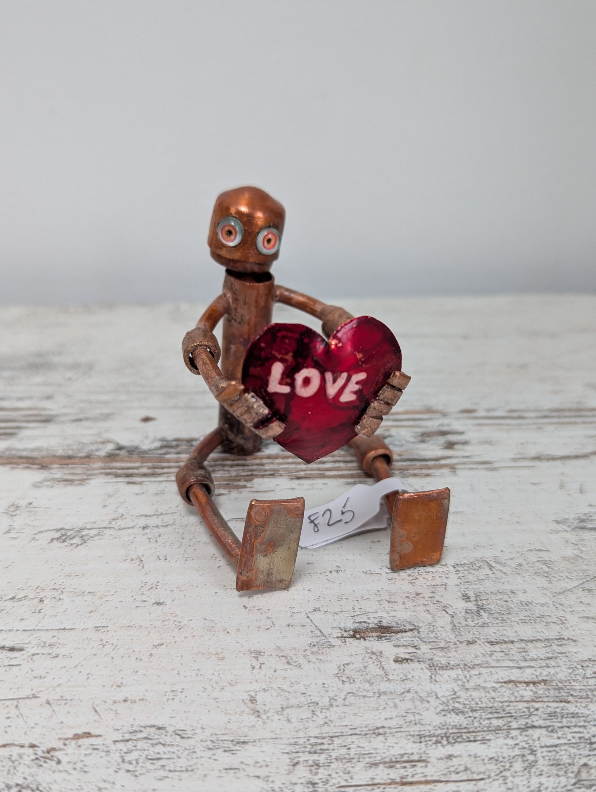 Little copper robot - Deshca Designs
