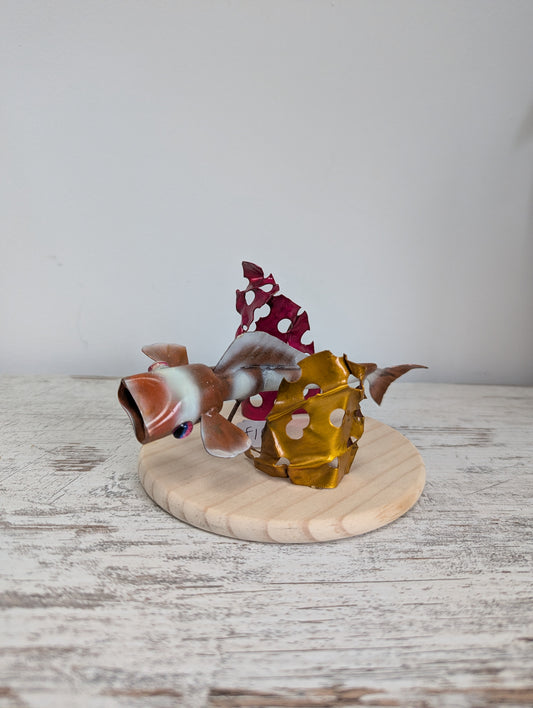 Whimsical copper fish - Deshca Designs