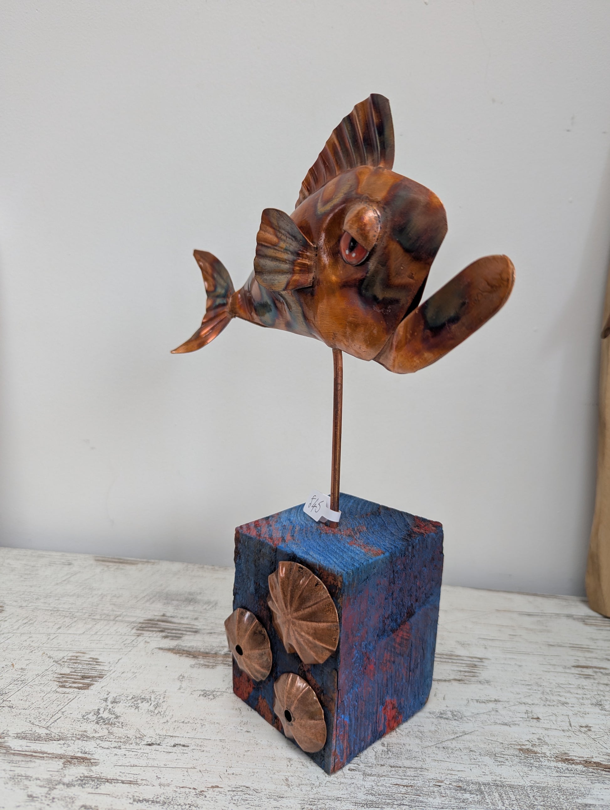 Whimsical copper fish - Deshca Designs