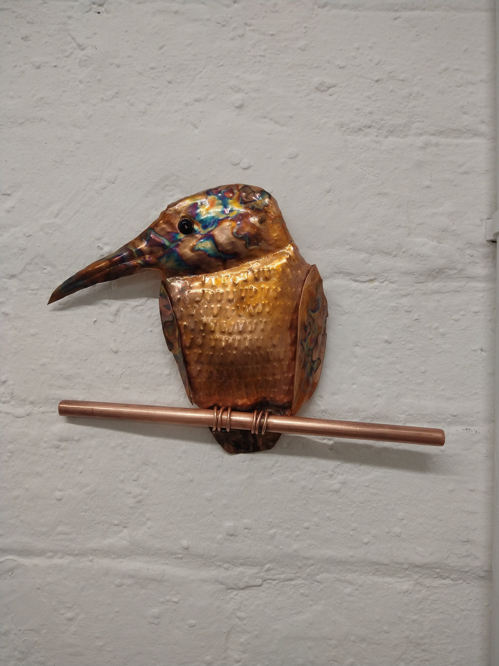 Kingfisher wall sculpture - Deshca Designs