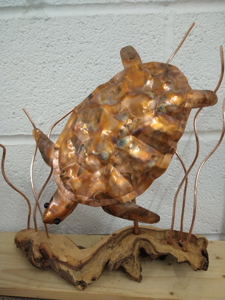 Sea turtle sculpture