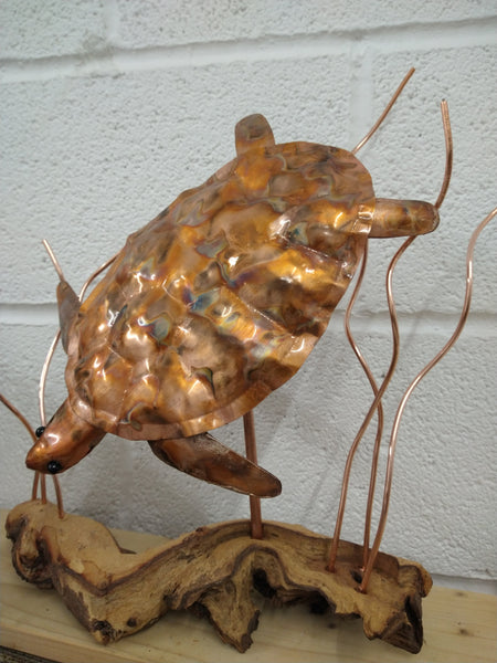Sea turtle sculpture