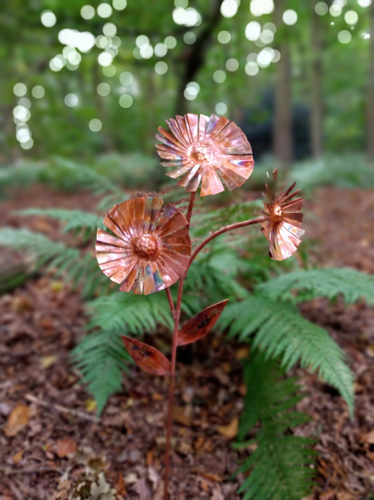 Aster metal sculpture