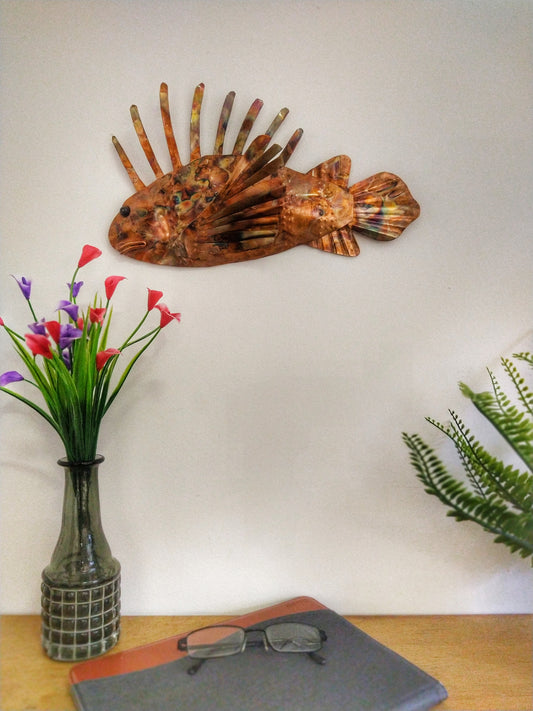 Lionfish wall art - Deshca Designs