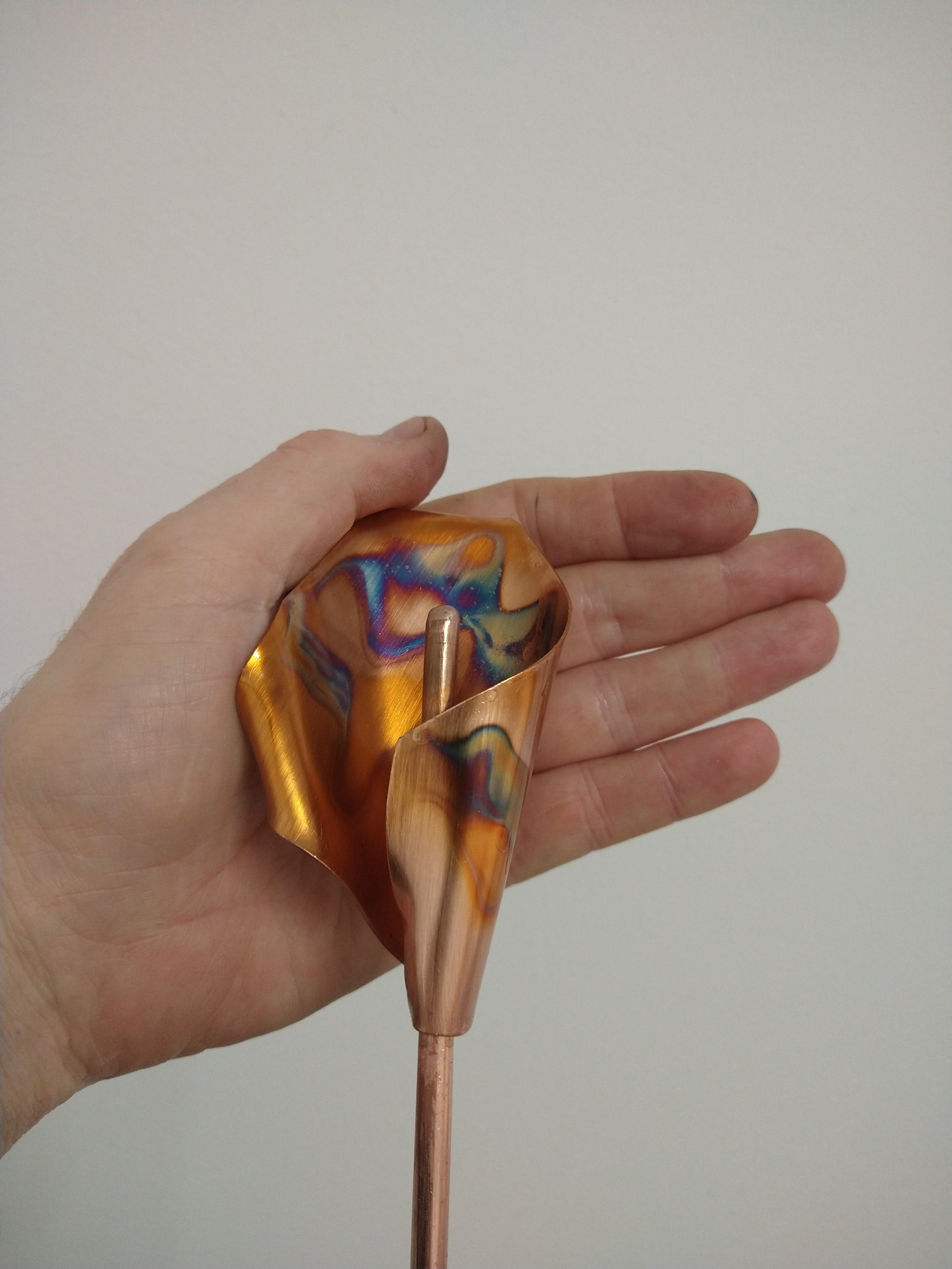 Handmade Copper Calla Lilies for the Garden | UK Made | Rustic & Elegant - Deshca Designs